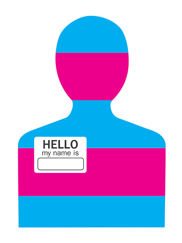 Transgender name change graphic